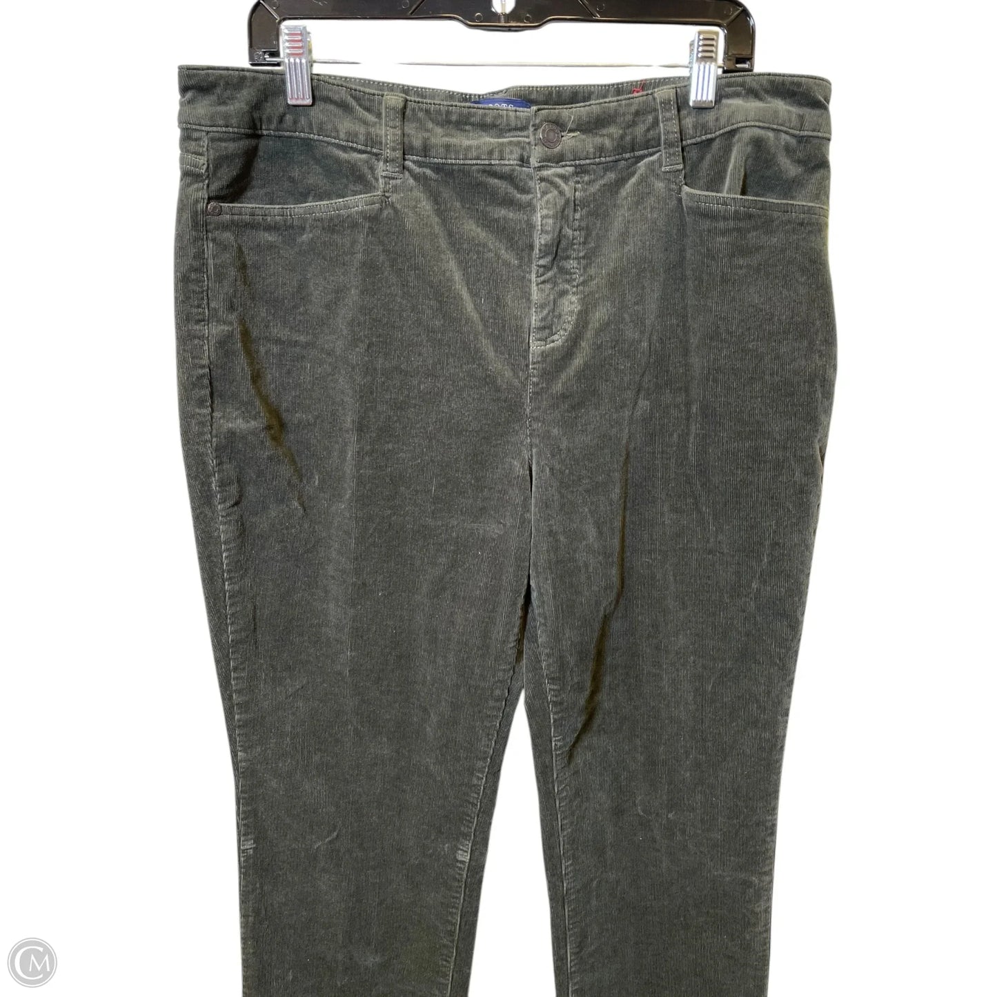 Pants Corduroy By Talbots In Green, Size: 16