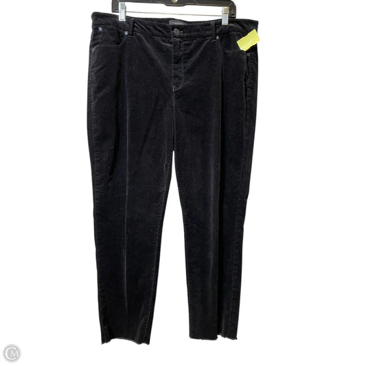Pants Corduroy By Talbots In Black, Size: 16
