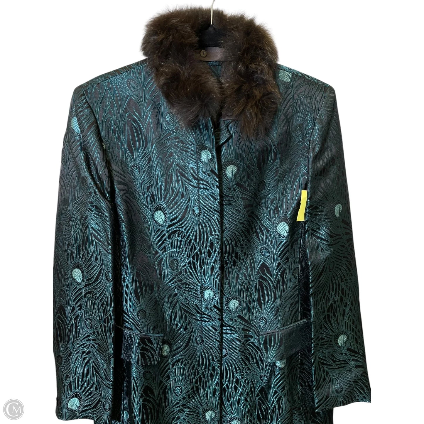 Jacket Other By Dana Buchman In Teal, Size: L