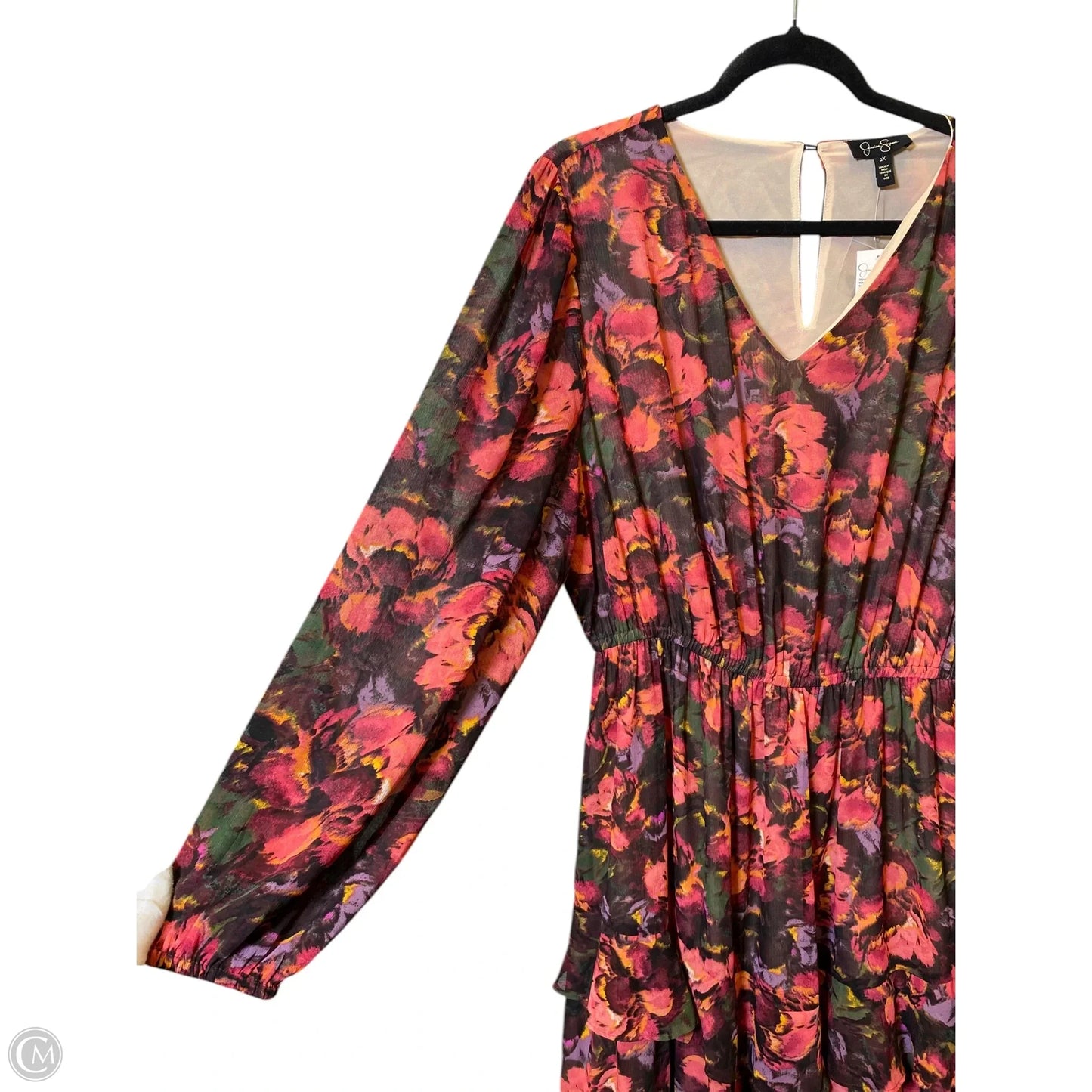 Dress Casual Maxi By Jessica Simpson In Multi-colored, Size: 2x