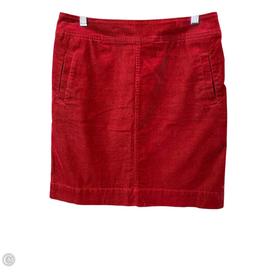 Skirt Maxi By Talbots In Red, Size: Xs