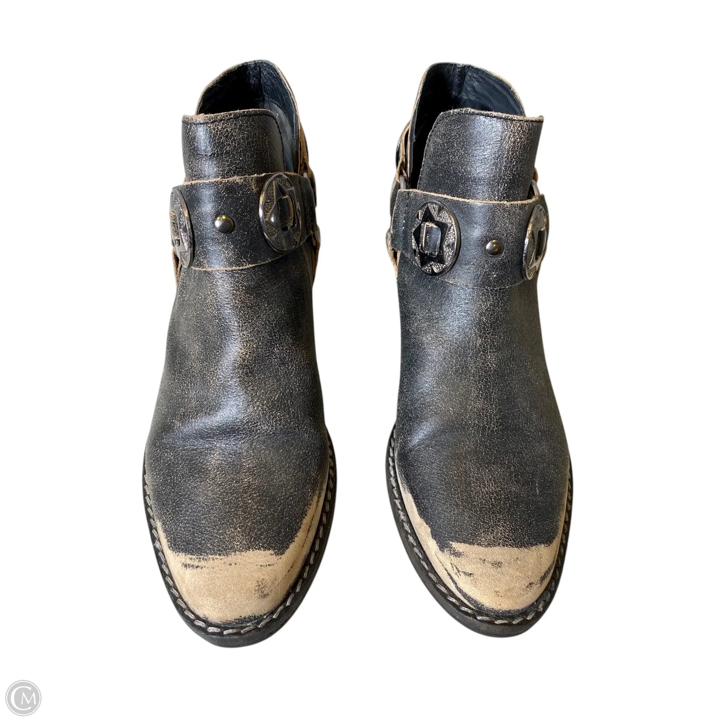 Boots Ankle Heels By Chinese Laundry In Multi-colored, Size: 6.5