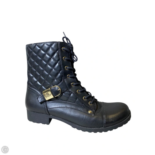 Boots Combat By Guess In Black, Size: 10