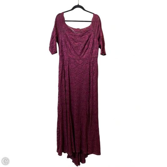 Dress Casual Maxi By Torrid In Maroon, Size: 1x