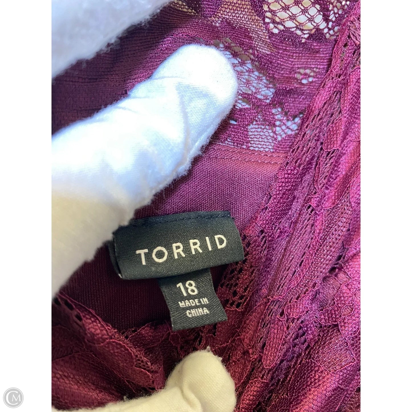 Dress Casual Maxi By Torrid In Maroon, Size: 1x