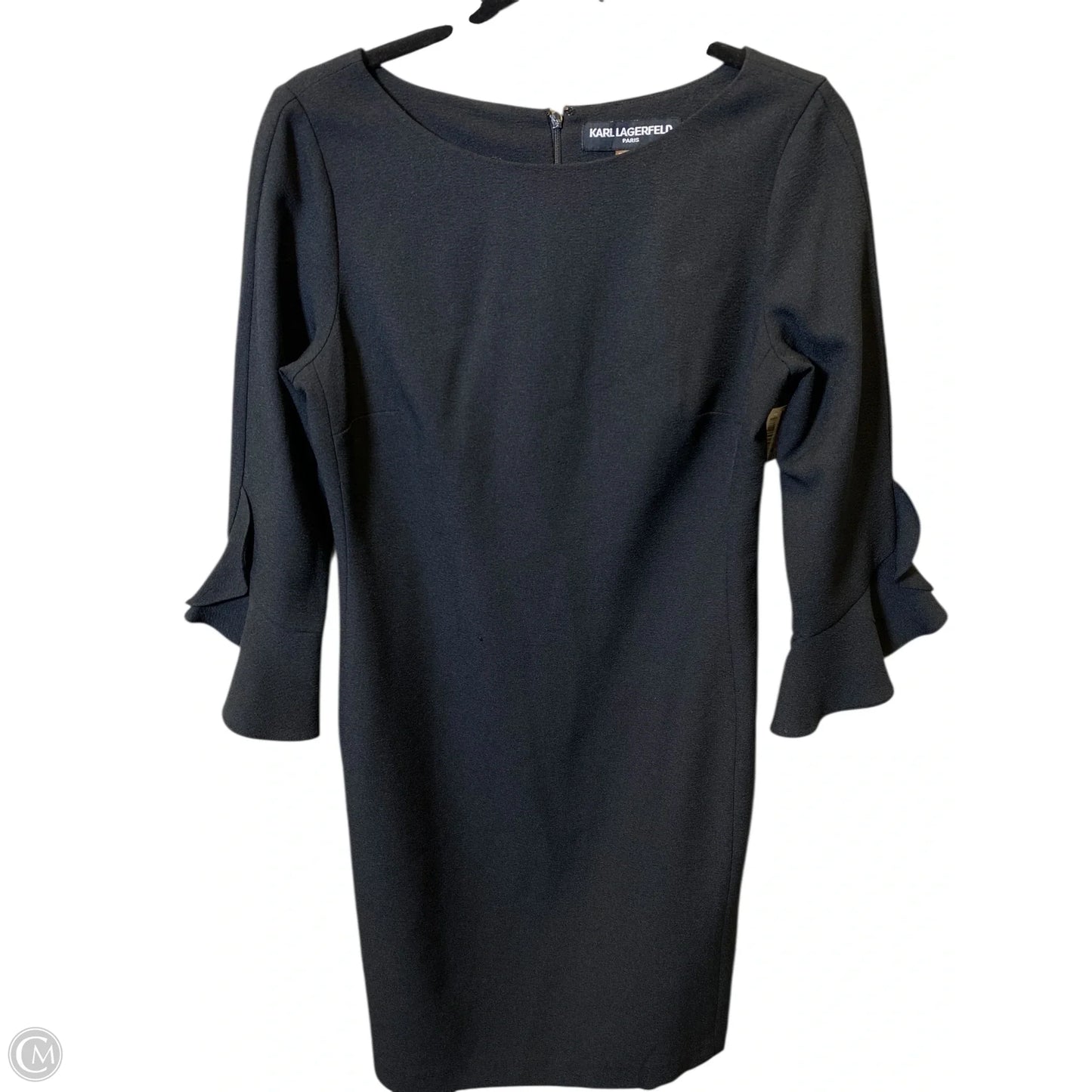 Dress Designer By Karl Lagerfeld In Black, Size: S