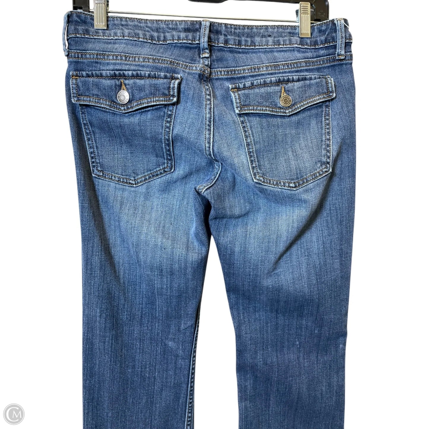 Jeans Boot Cut By Banana Republic In Blue Denim, Size: 6