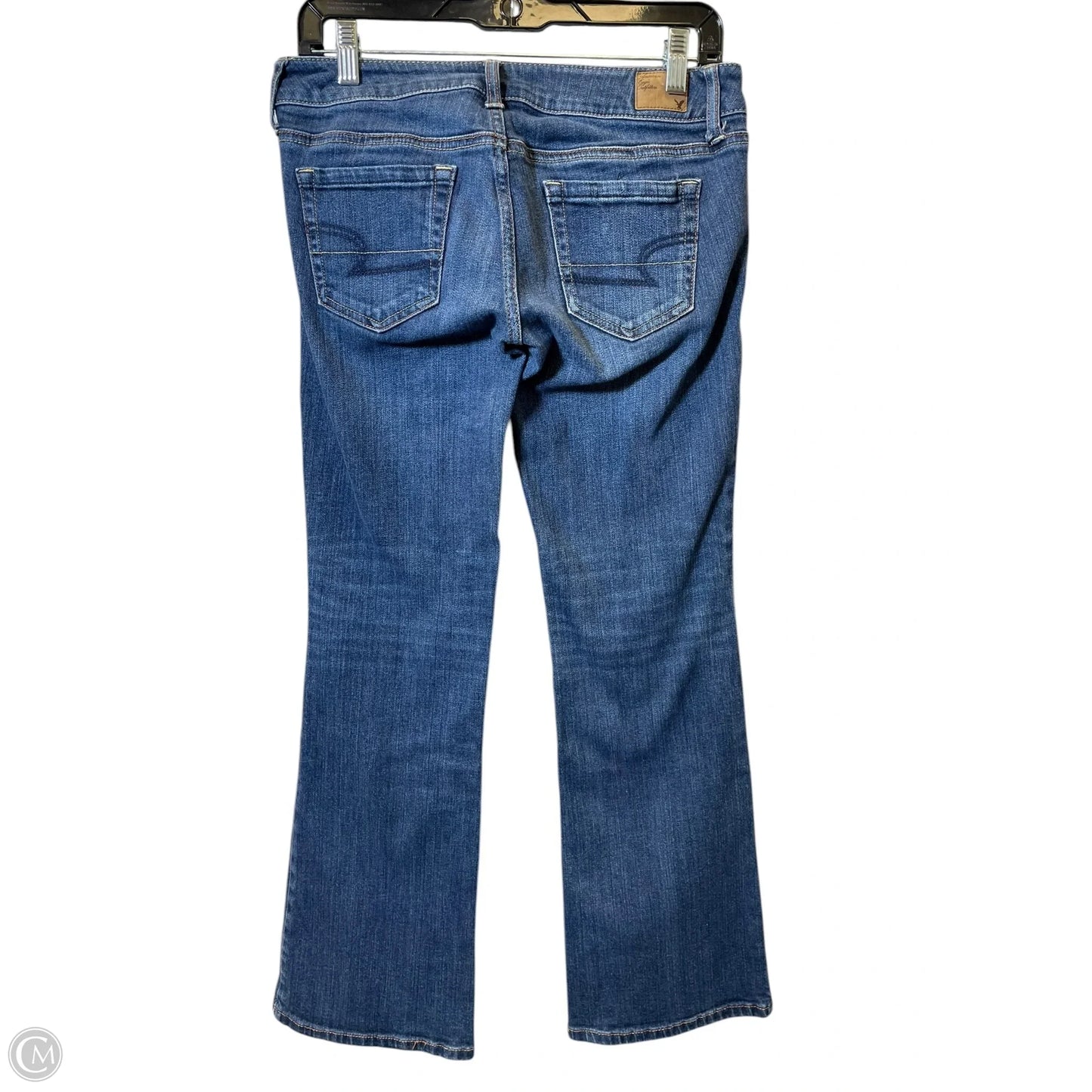 Jeans Boot Cut By American Eagle In Blue Denim, Size: 6