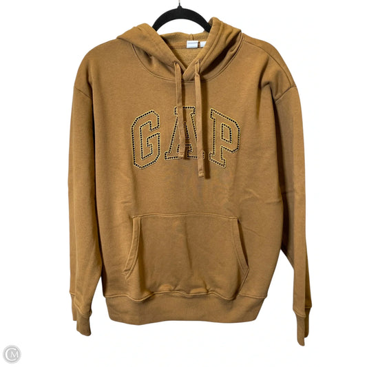 Sweatshirt Hoodie By Gap In Brown, Size: M