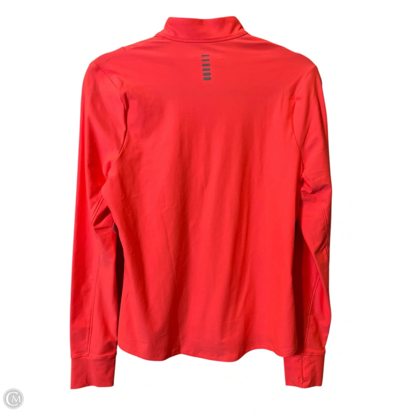 Athletic Top Long Sleeve Crewneck By Under Armour In Pink, Size: S