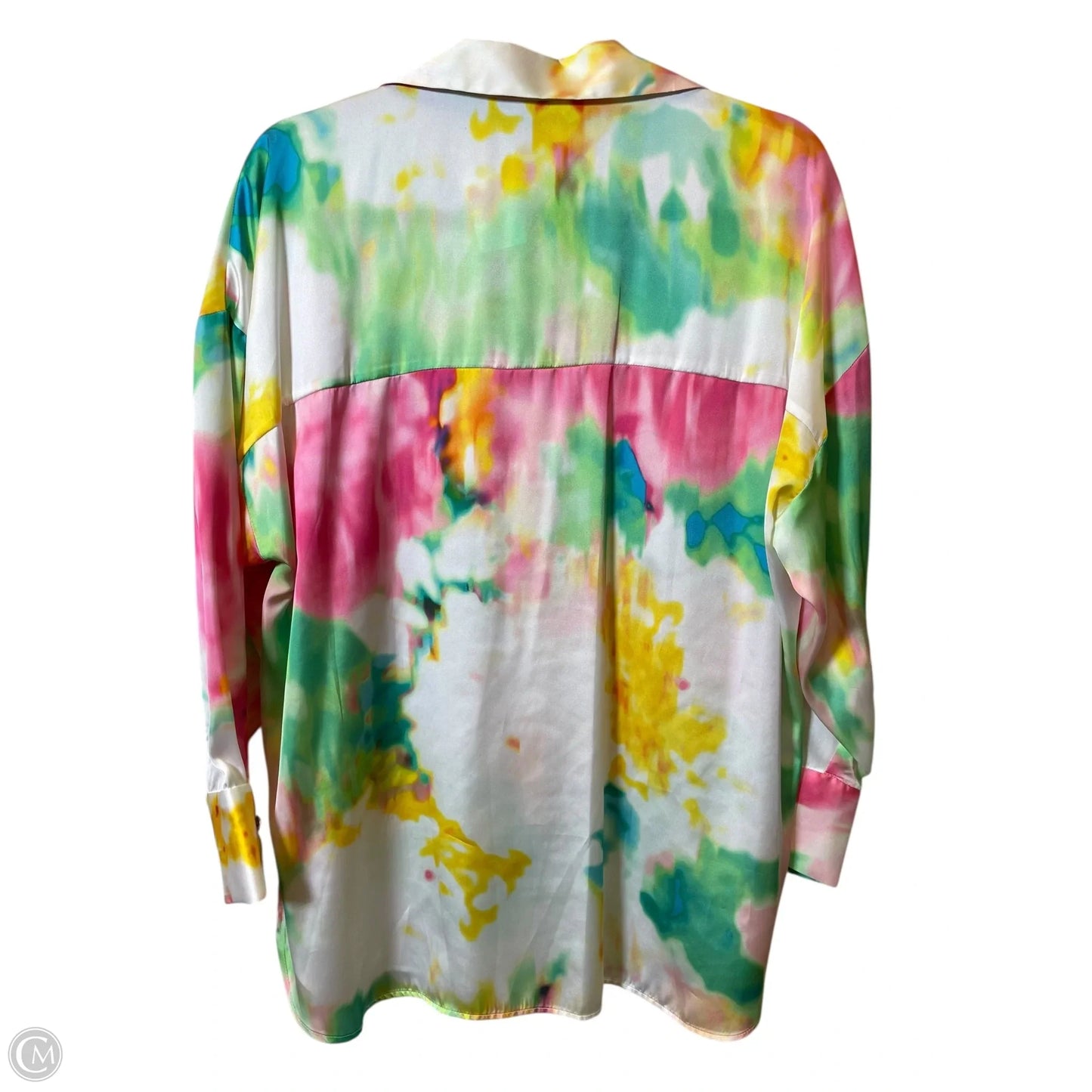 Top Long Sleeve By Zara In Multi-colored, Size: S