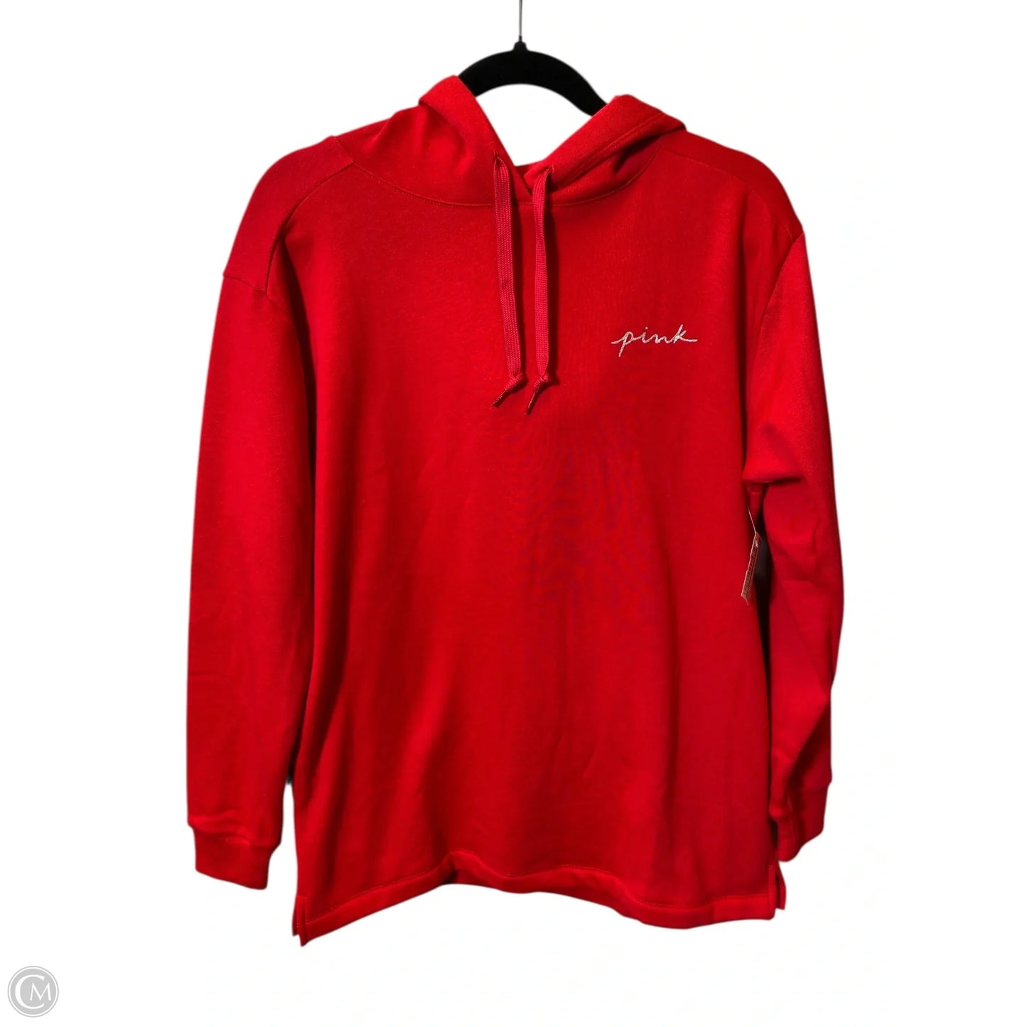 Sweatshirt Hoodie By Pink In Red, Size: S