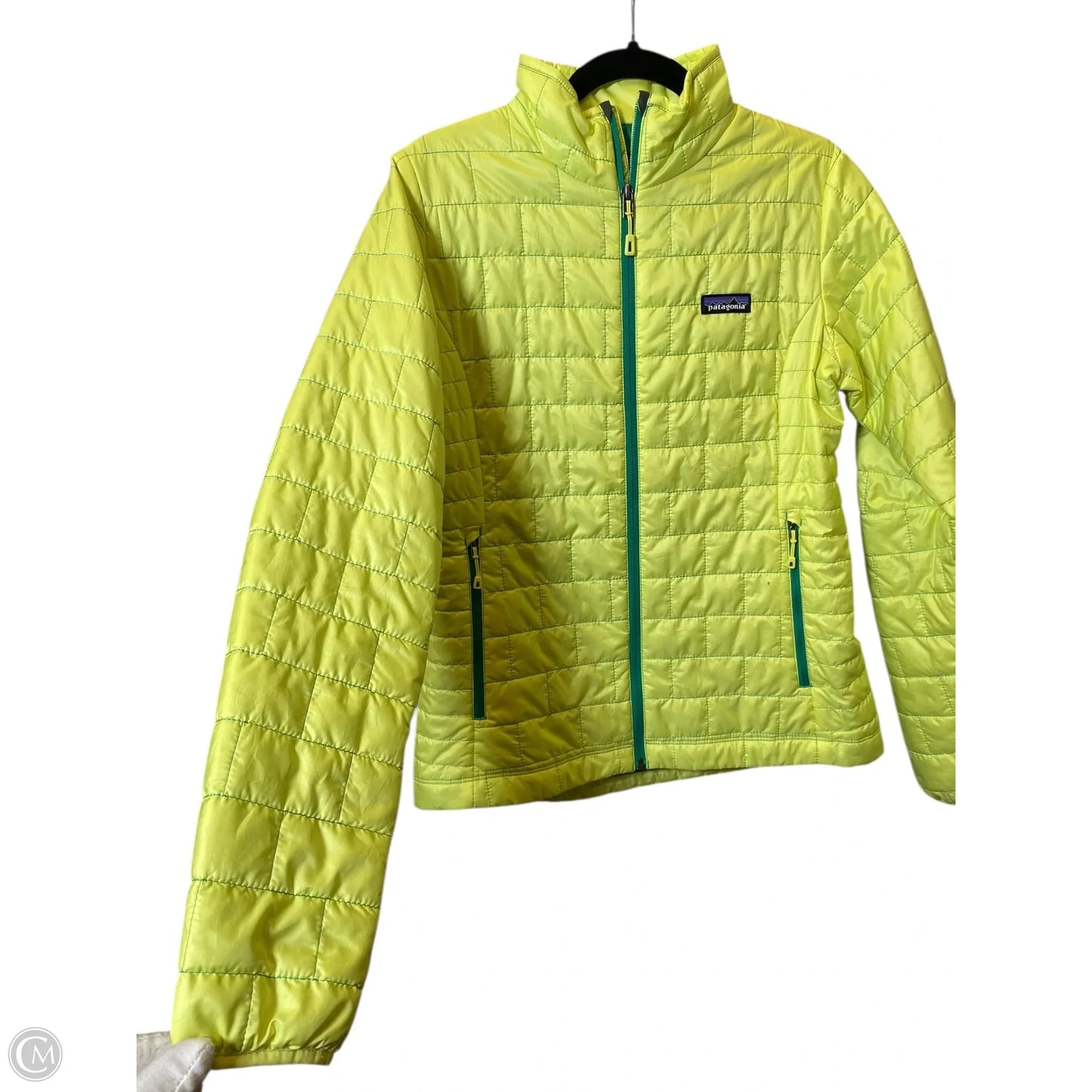 Jacket Puffer & Quilted By Patagonia In Green, Size: M