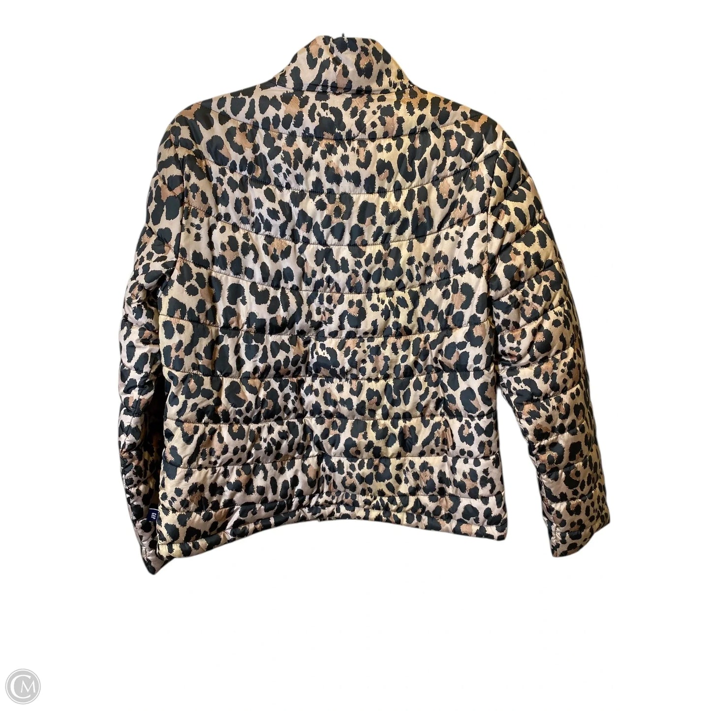 Jacket Puffer & Quilted By Gap In Animal Print, Size: M