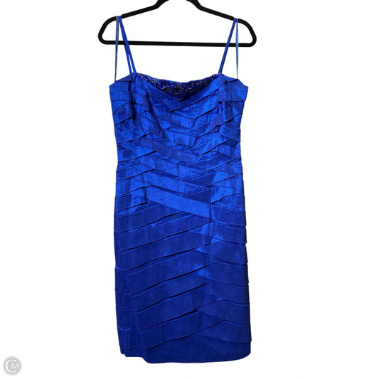 Dress Party Midi By Clothes Mentor In Blue, Size: 6