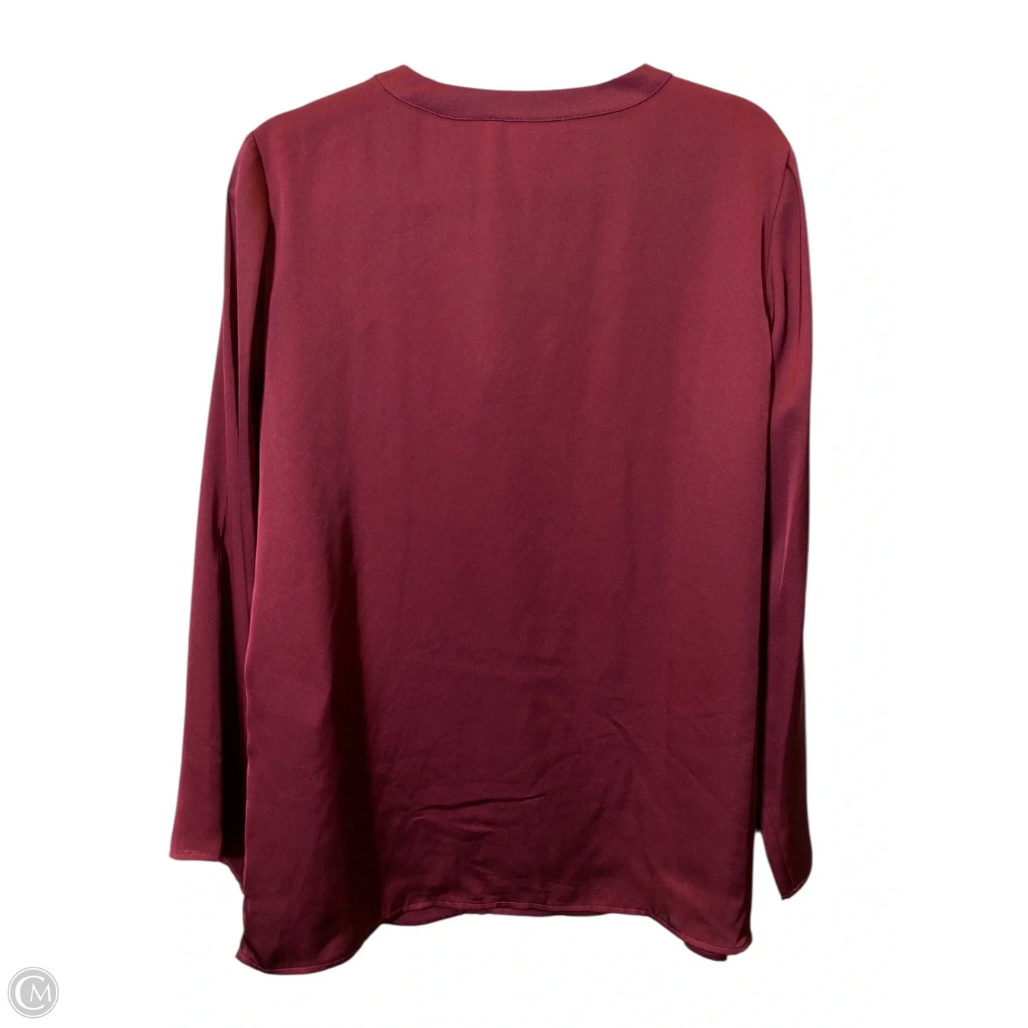 Top Long Sleeve Designer By Michael Kors In Maroon, Size: L