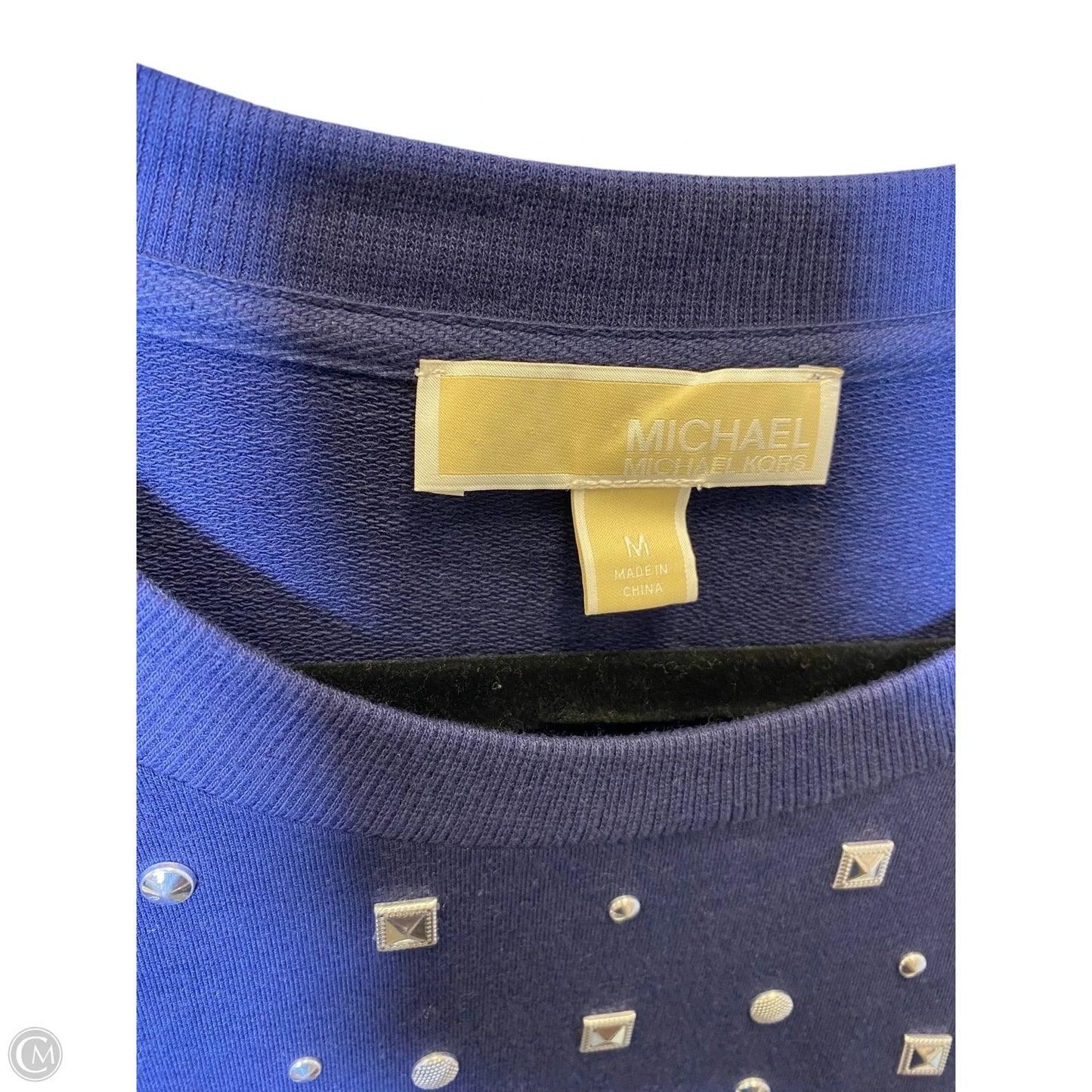 Sweater Designer By Michael Kors In Navy, Size: M