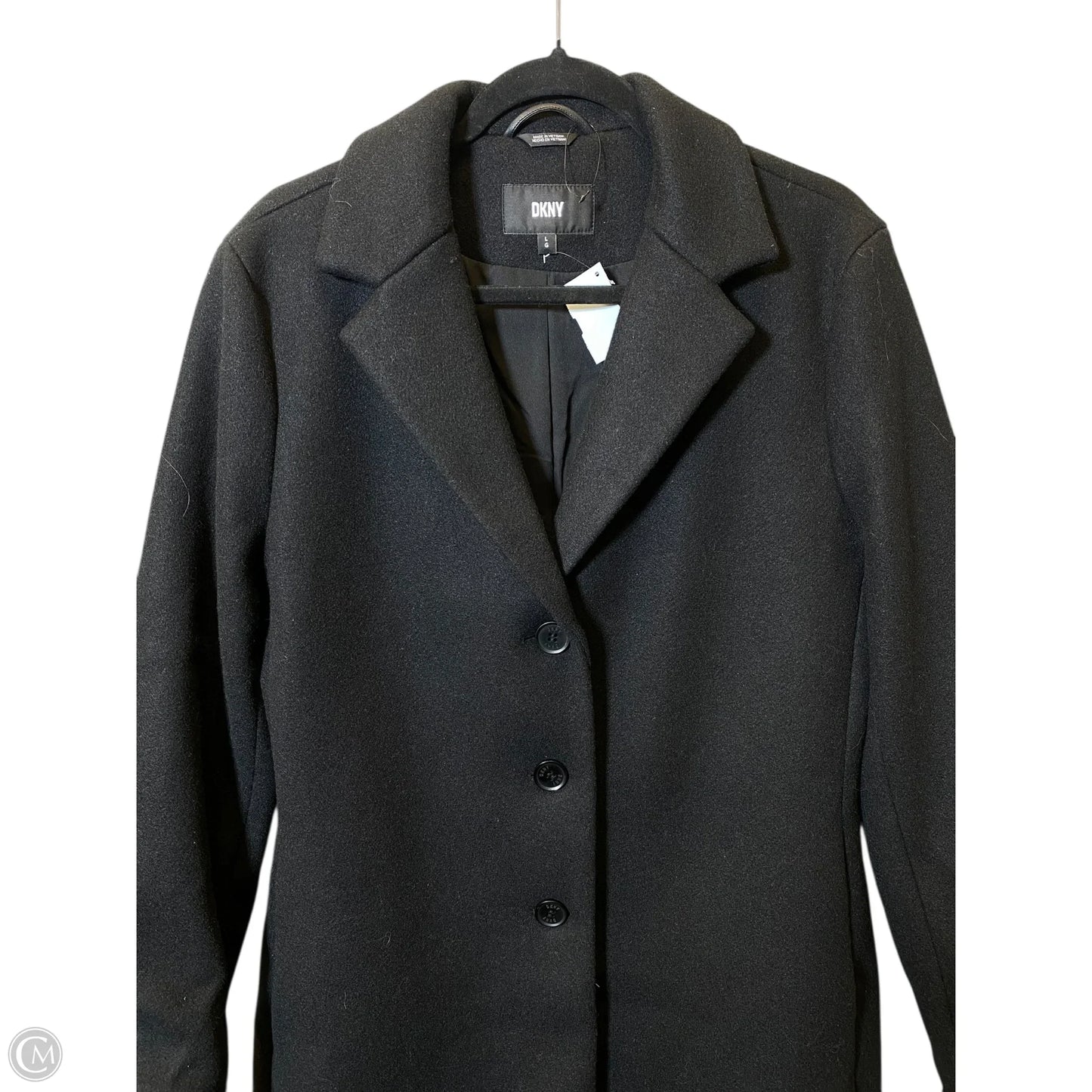 Coat Other By Dkny In Black, Size: L