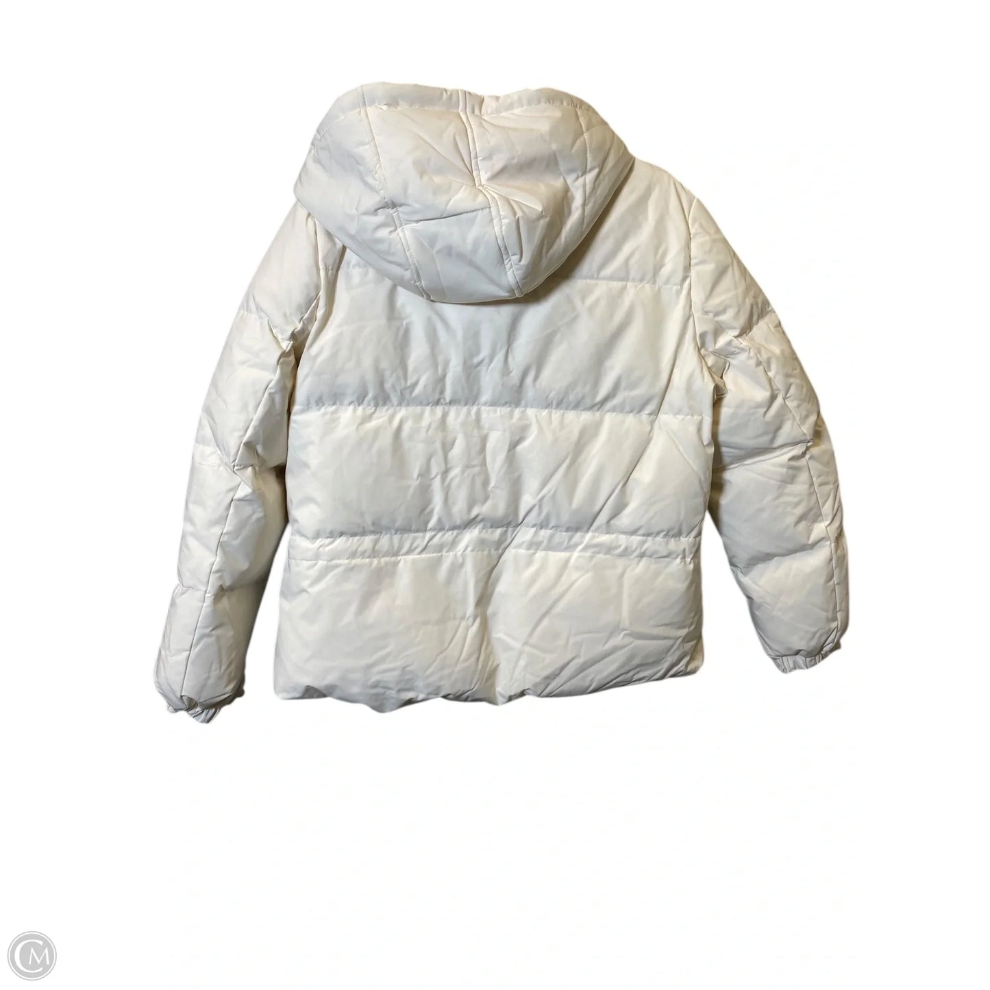 Jacket Designer By Kate Spade In Cream, Size: M