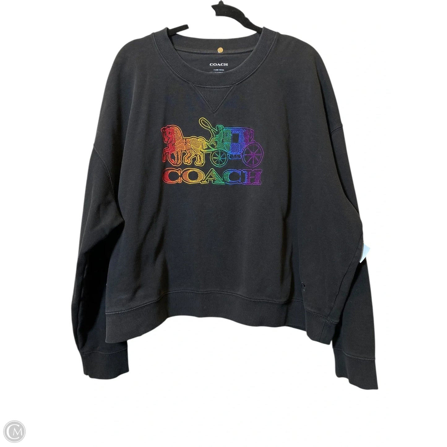 Sweatshirt Designer By Coach In Multi-colored, Size: Xl