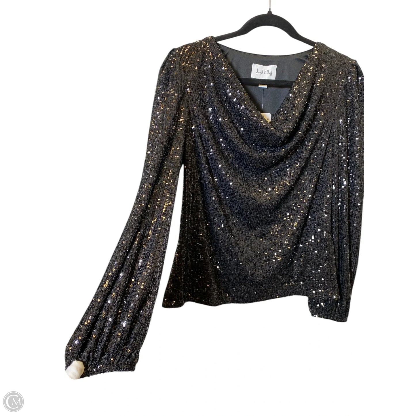 Top Long Sleeve By Joseph Ribkoff In Black, Size: M