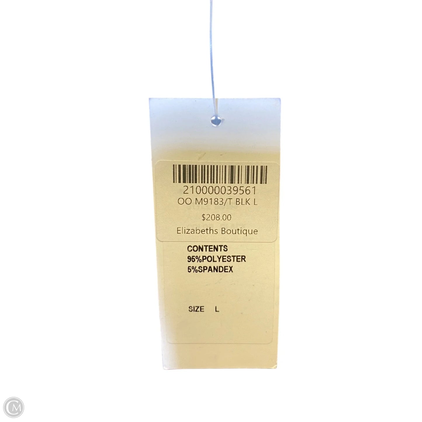 Top Long Sleeve By Clothes Mentor In Black, Size: L