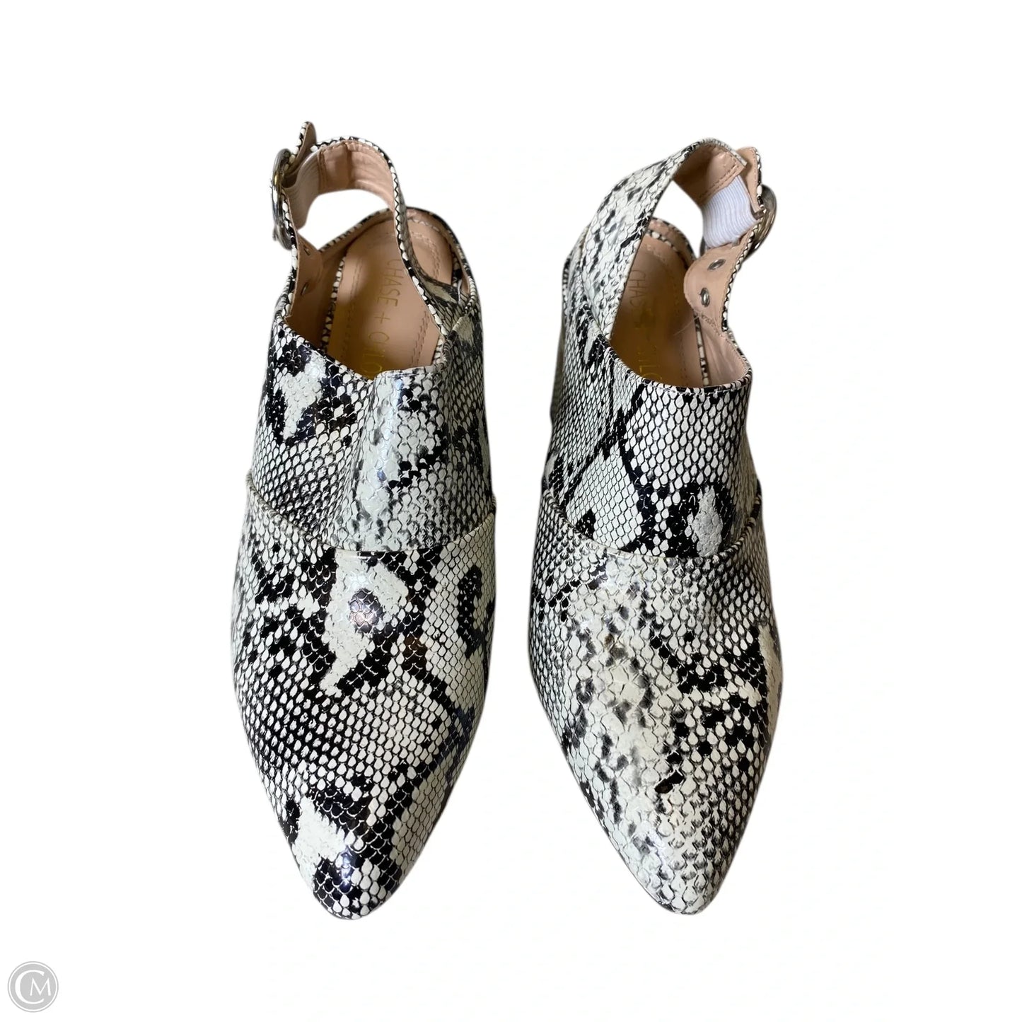 Shoes Heels Block By Clothes Mentor In Animal Print, Size: 7.5
