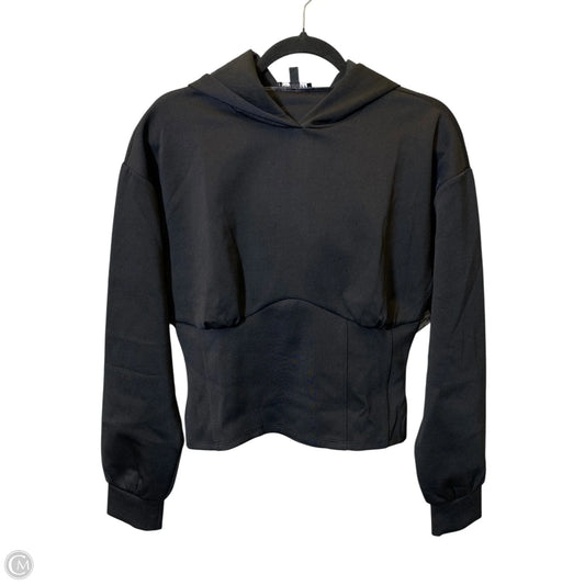 Sweatshirt Hoodie By Express In Black, Size: M