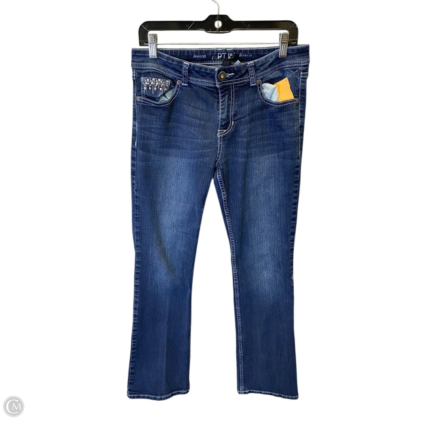 Jeans Boot Cut By Apt 9 In Blue Denim, Size: 10