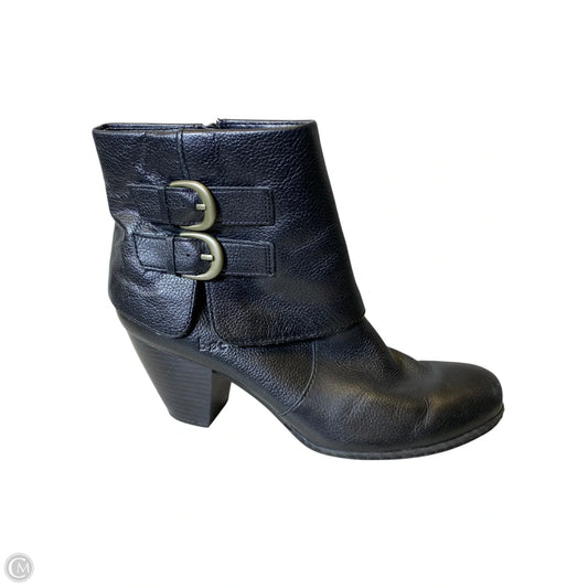 Boots Ankle Heels By Boc In Black, Size: 10