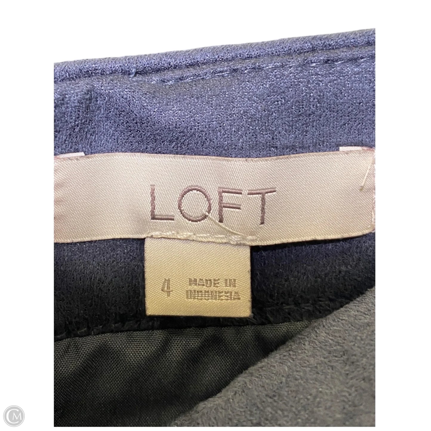 Skirt Midi By Loft In Grey, Size: S