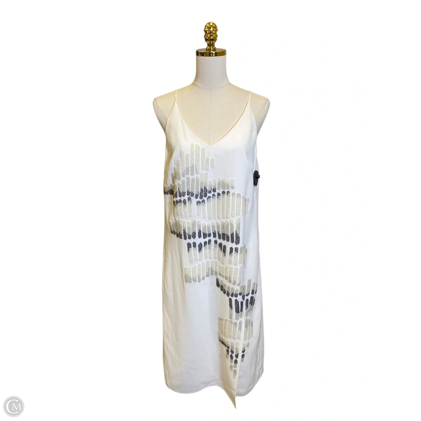 Dress Designer By Halston In White, Size: 6