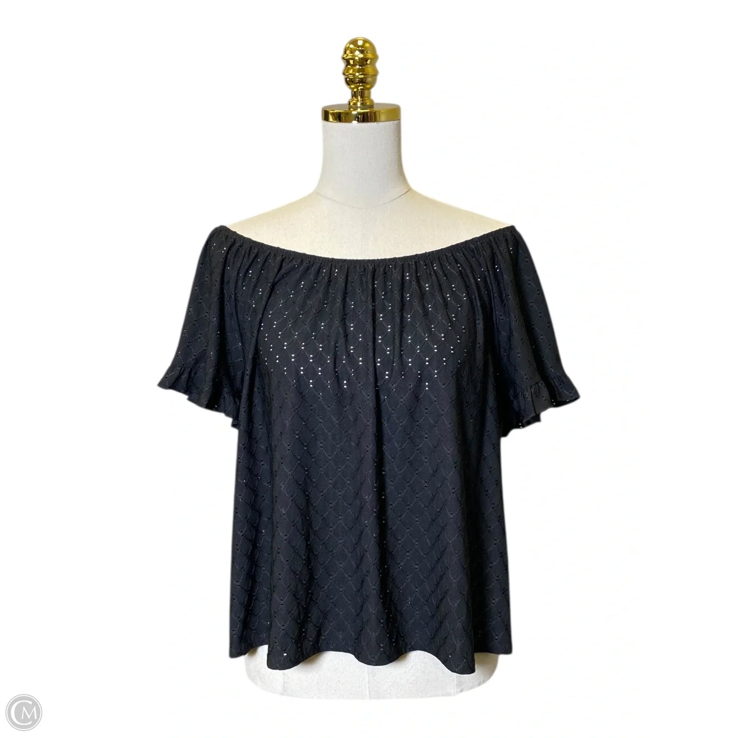 Top Short Sleeve By W5 In Black, Size: Xl