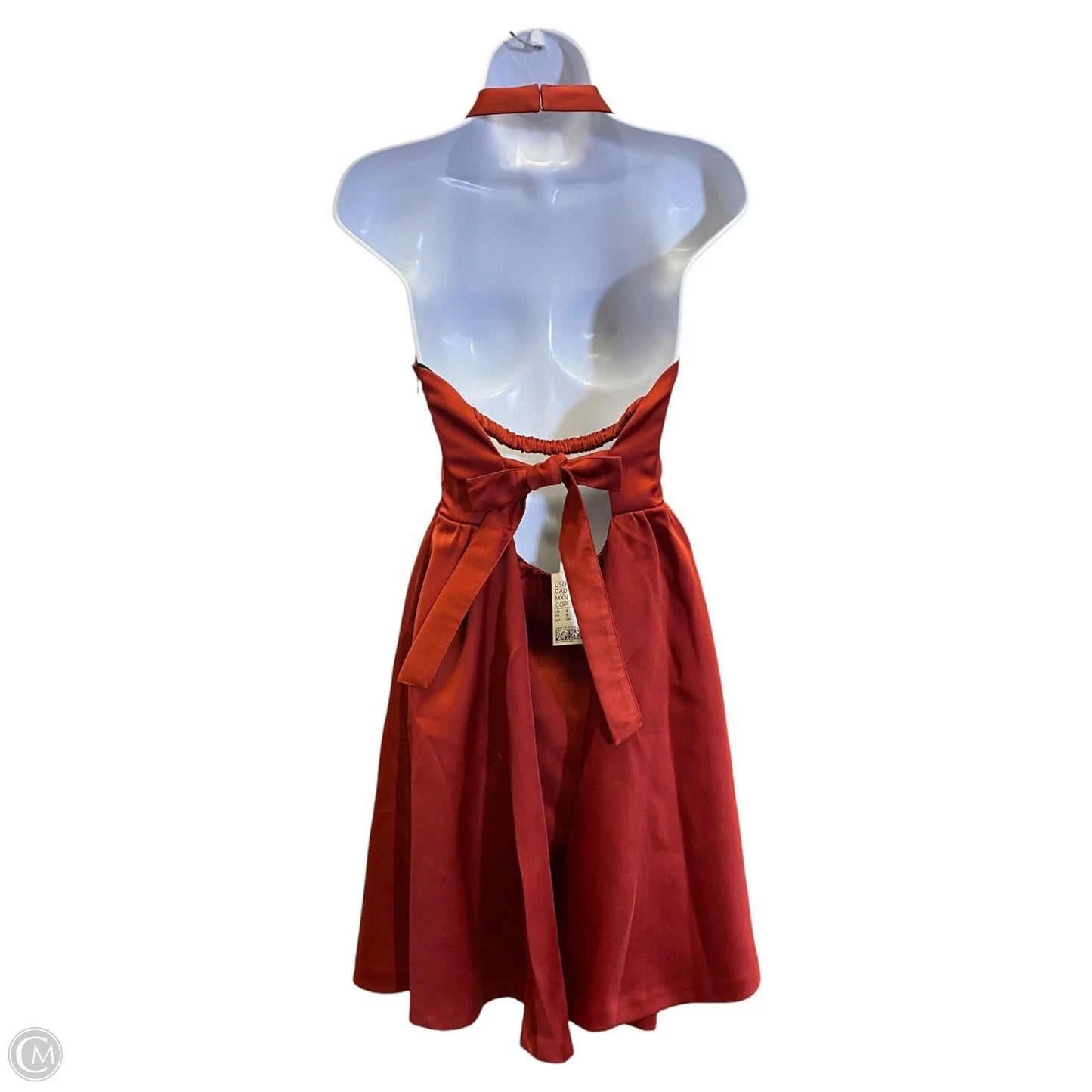 Dress Party Midi By H&m In Red, Size: S