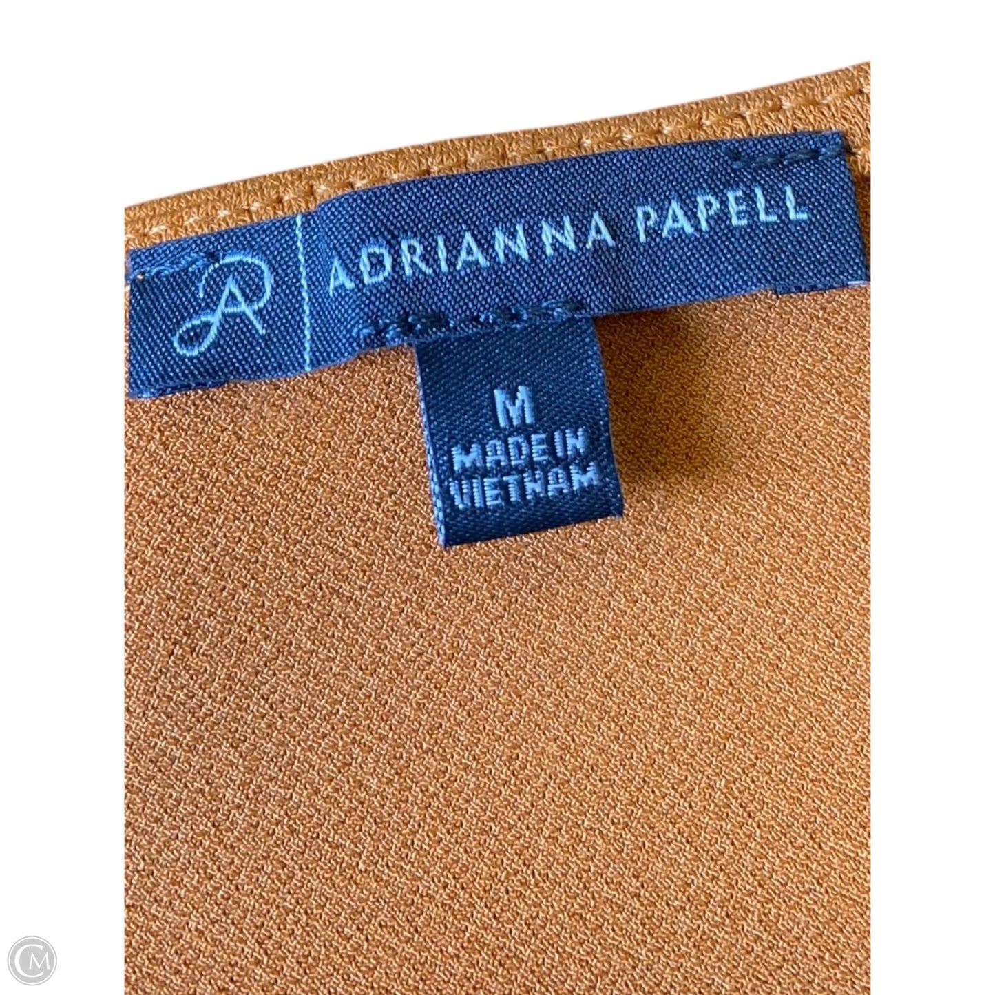 Top Short Sleeve By Adrianna Papell In Orange, Size: M