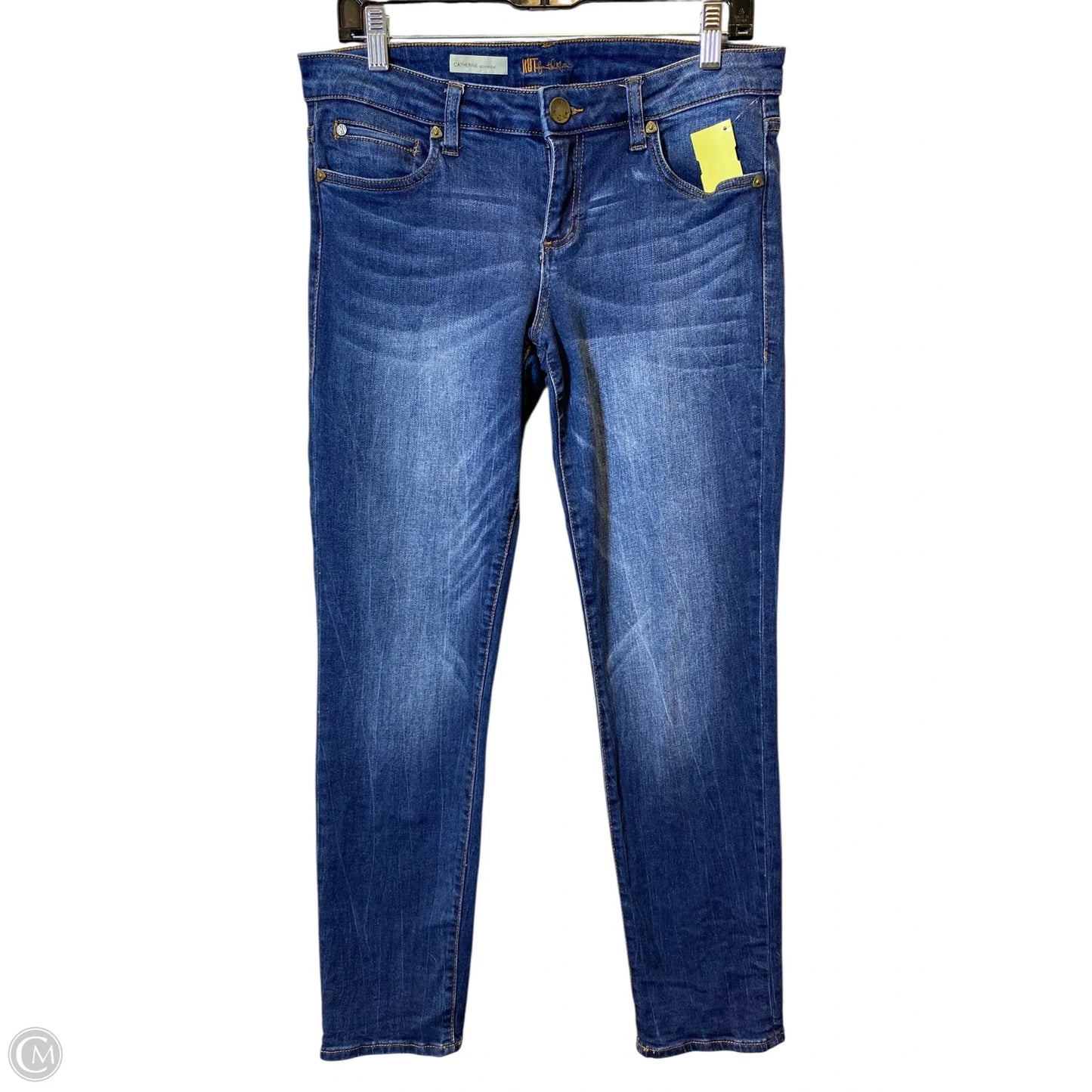 Jeans Boyfriend By Kut In Blue Denim, Size: 6