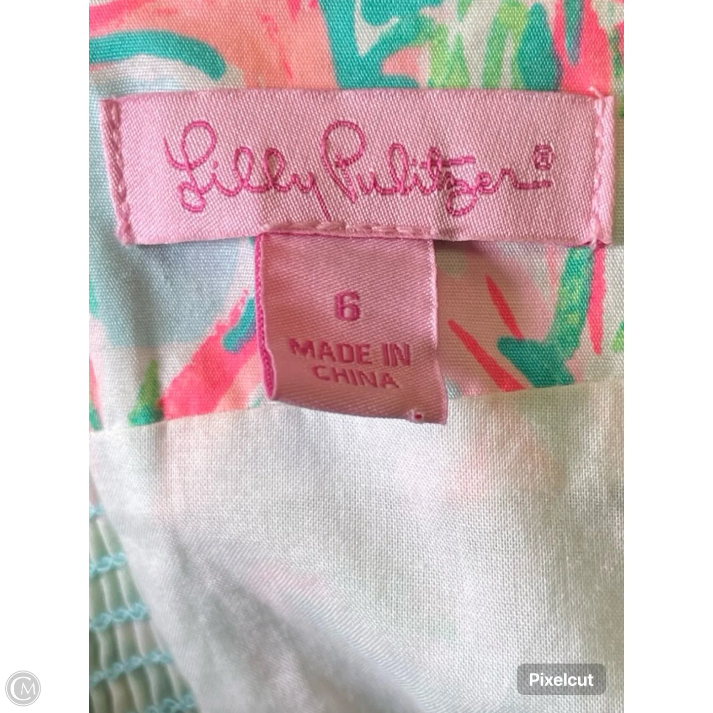 Dress Designer By Lilly Pulitzer In Floral Print, Size: 6