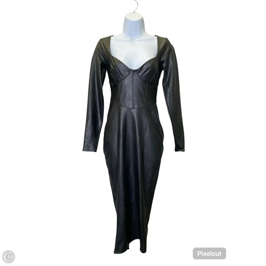 Dress Casual Midi By Nakedwardrobe In Black, Size: S