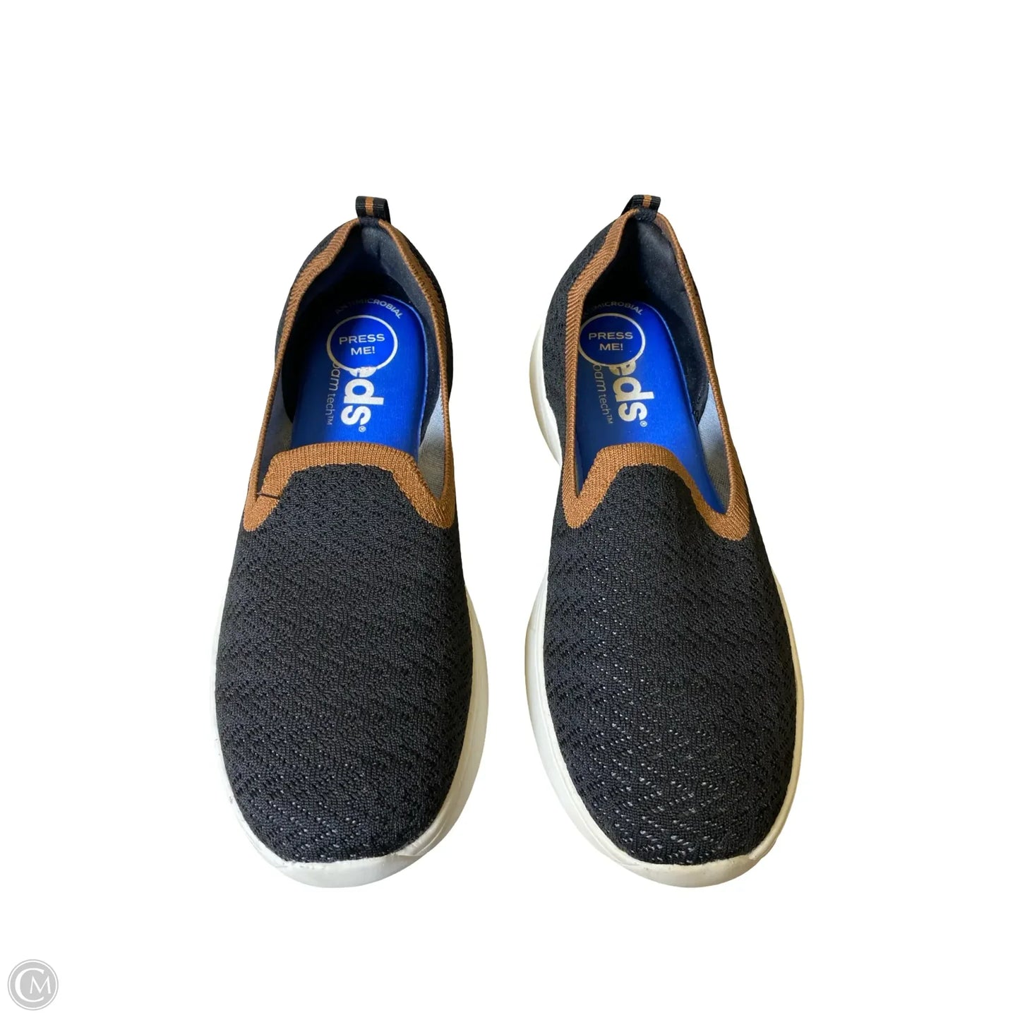 Shoes Flats By Keds In Black & Brown, Size: 10