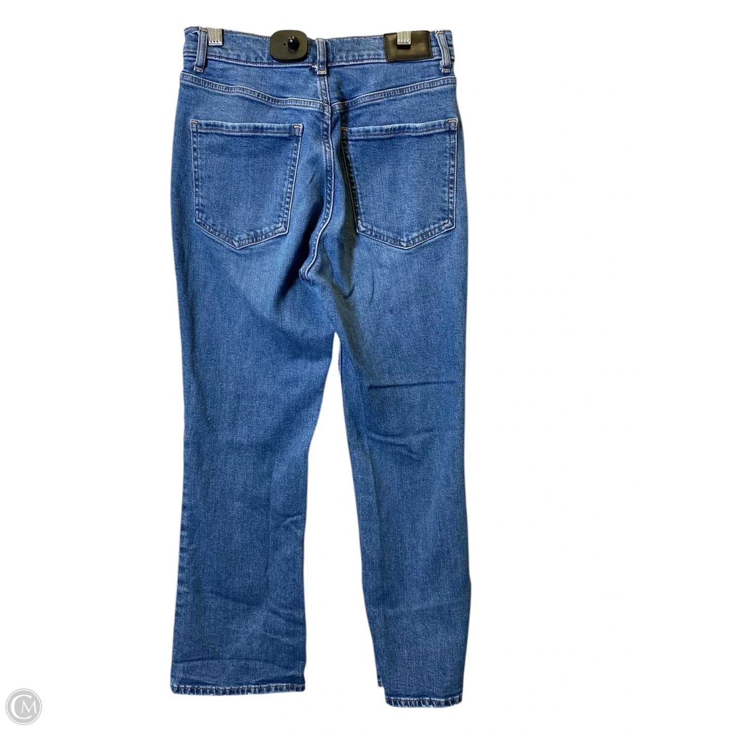 Jeans Flared By Express In Blue Denim, Size: 4