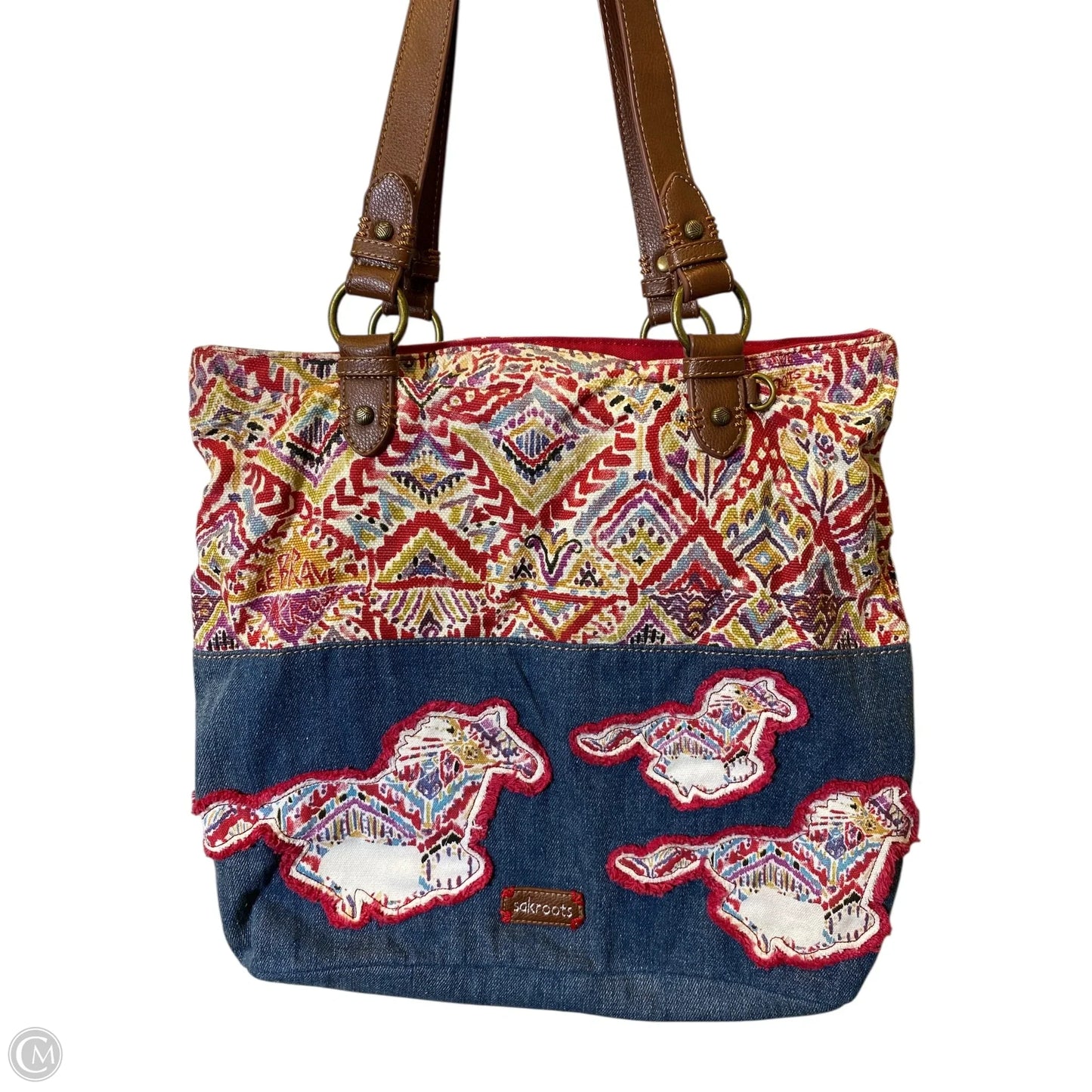 Handbag By Sakroots, Size: Large