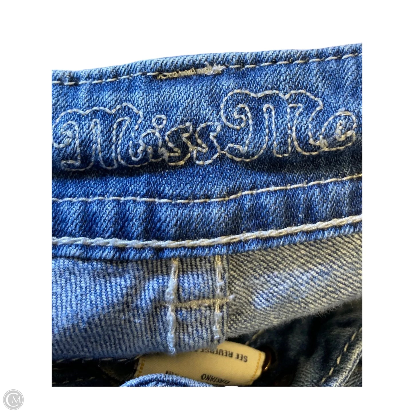 Jeans Boot Cut By Miss Me In Blue Denim, Size: 30