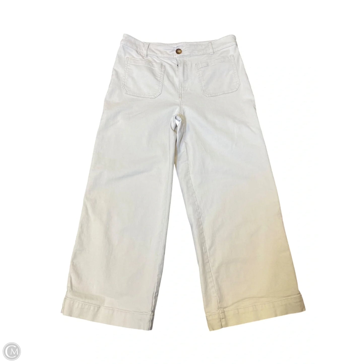 Pants Cropped By Loft In Beige, Size: 8