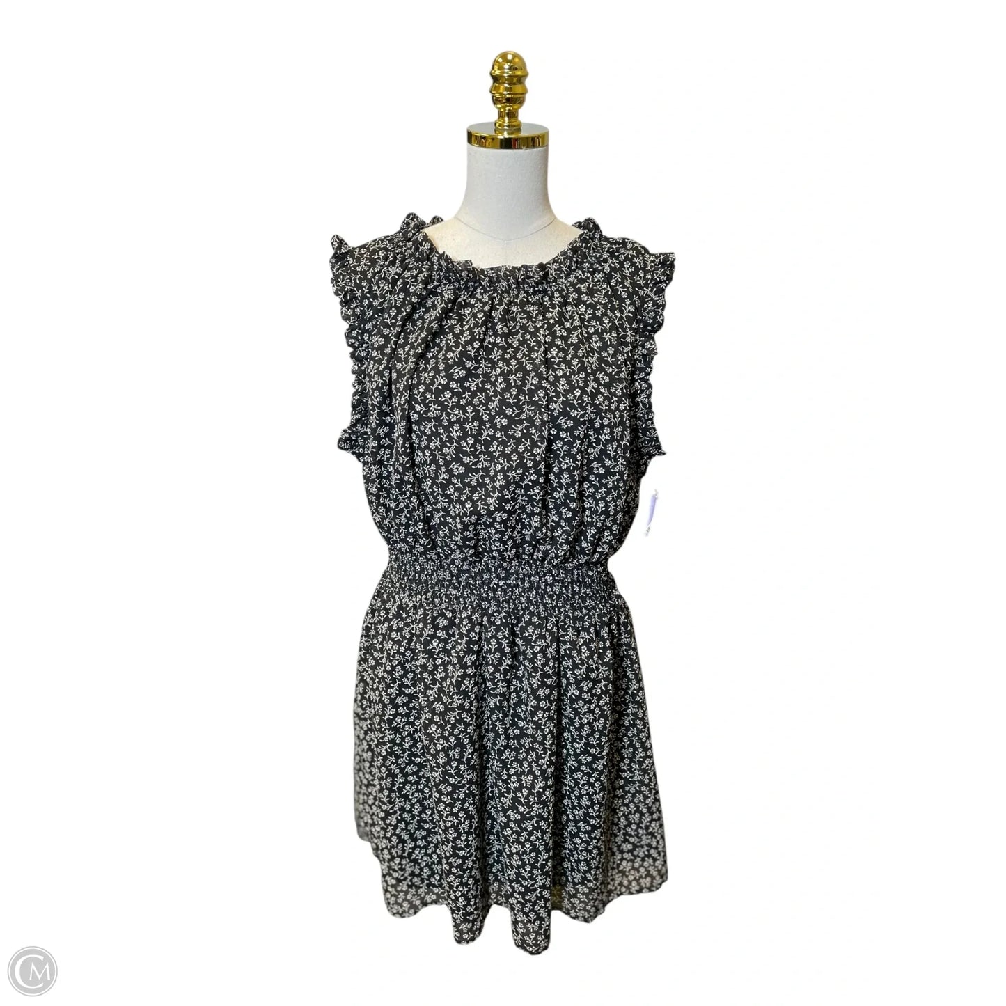 Dress Casual Midi By Studio West In Floral Print, Size: L