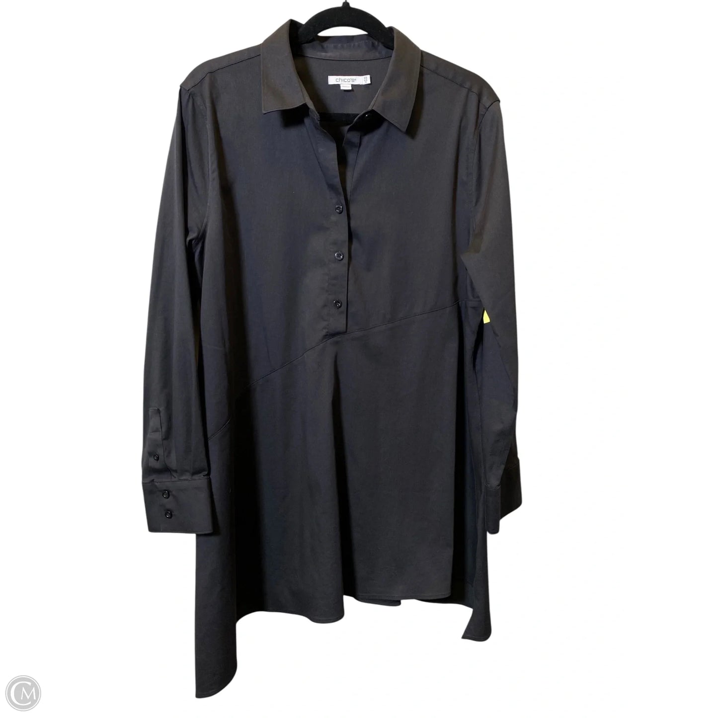 Dress Casual Midi By Chicos In Black, Size: 14