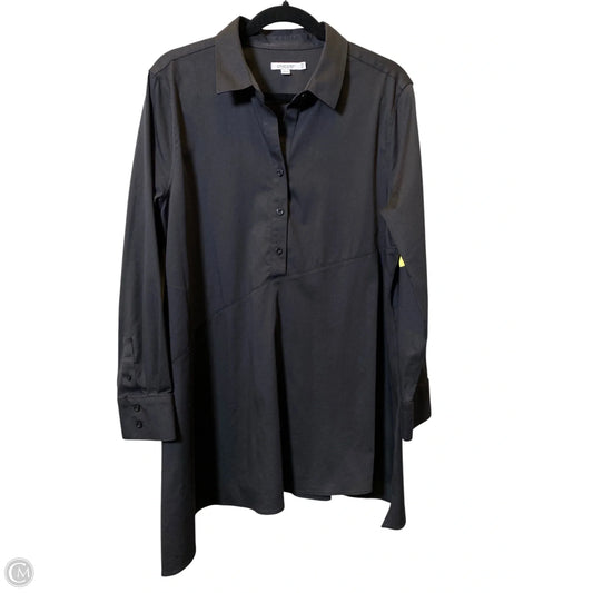 Dress Casual Midi By Chicos In Black, Size: 14