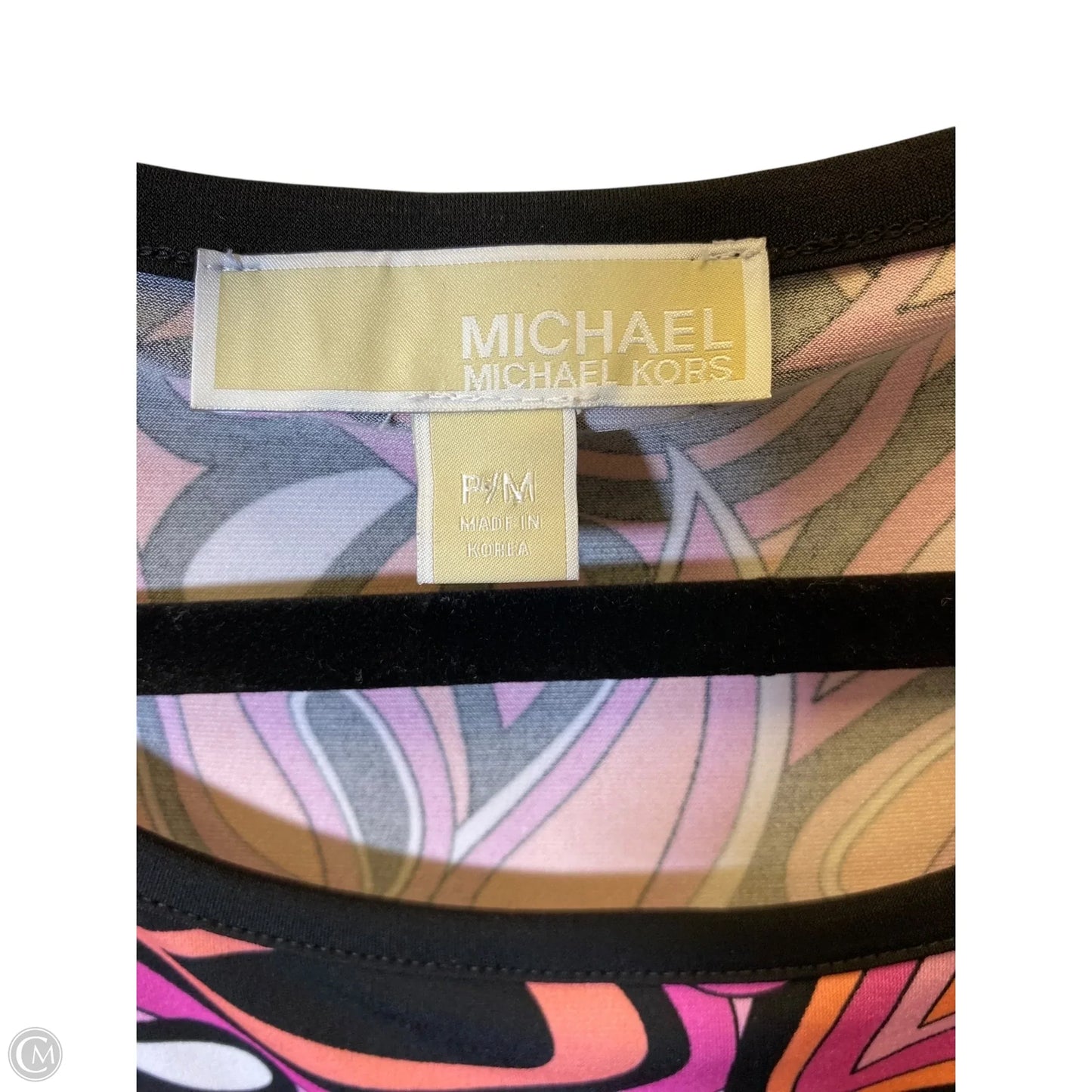 Dress Designer By Michael Kors In Multi-colored, Size: M