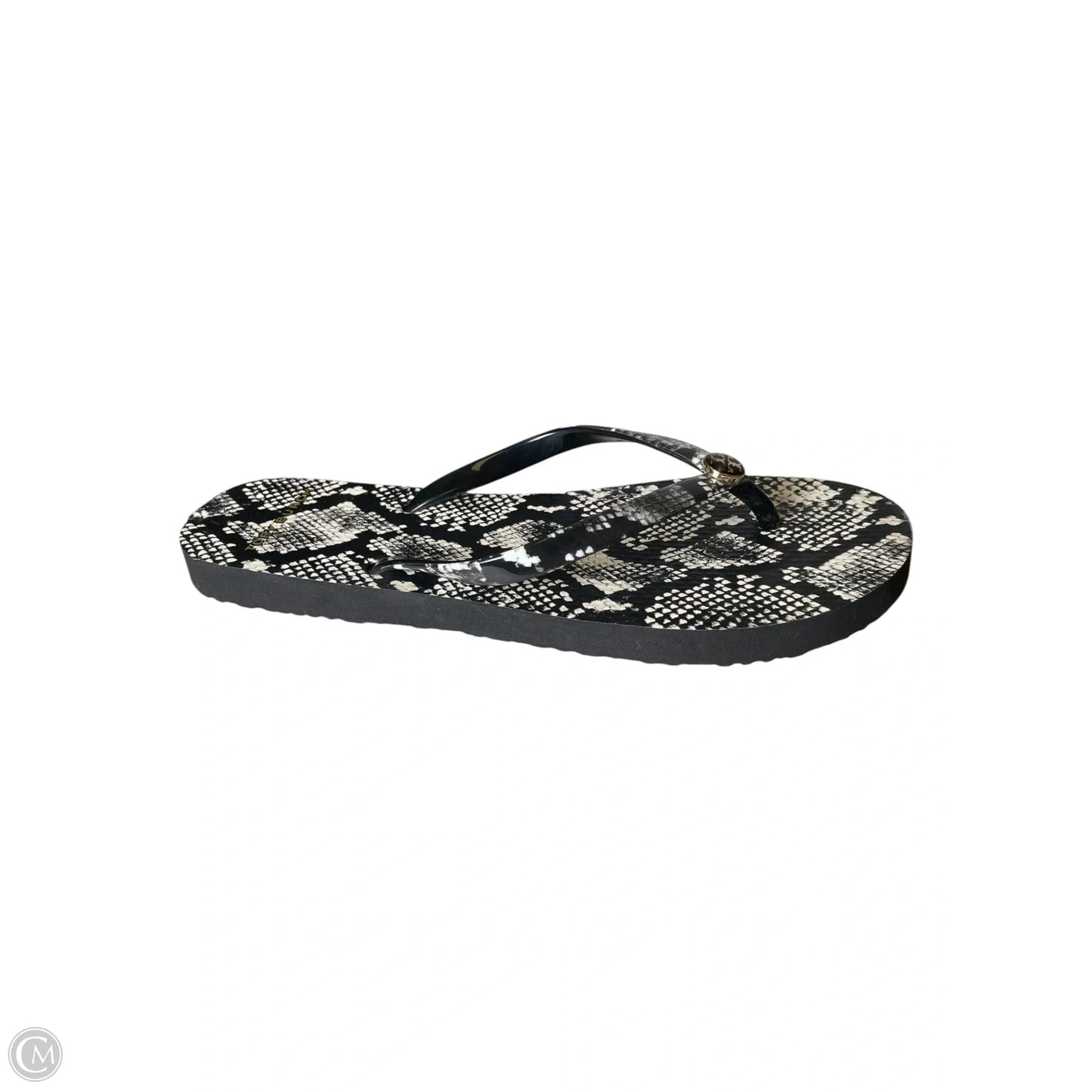 Sandals Designer By Tory Burch In Snakeskin Print, Size: 7