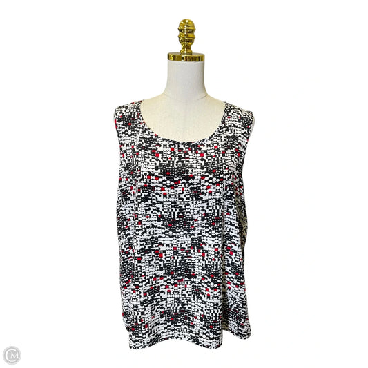 Top Sleeveless By Chicos In Multi-colored, Size: L