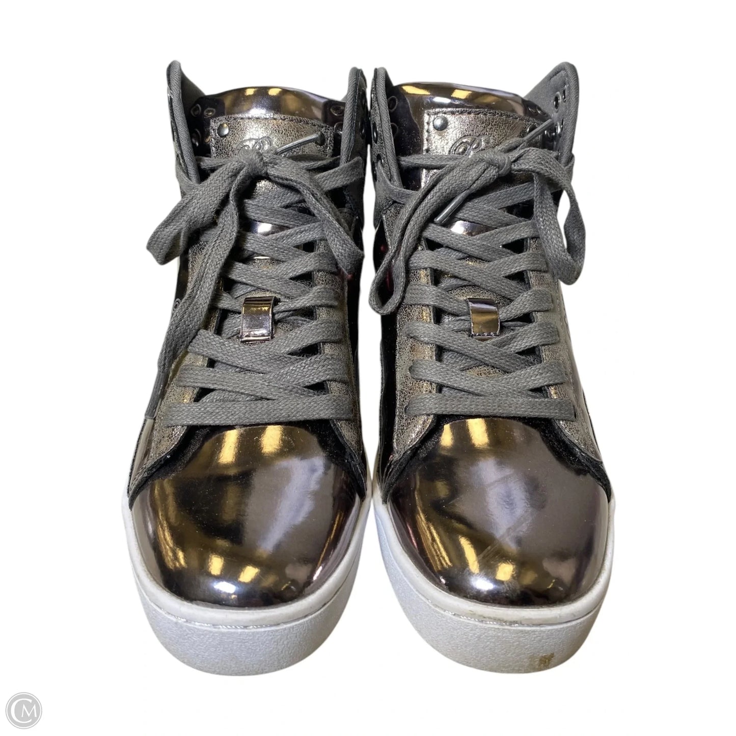 Shoes Sneakers By Clothes Mentor In Silver, Size: 8